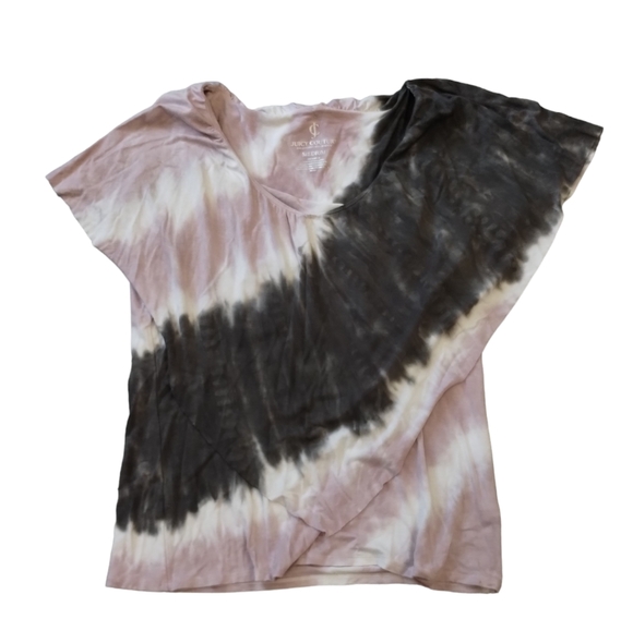 Juicy Couture Tye Dye Top Womens Size Medium Layered Sleeveless Jersey Stretch - Picture 2 of 13